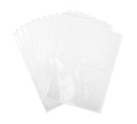 DIYEAH 20 Pièces Pochette de Carte D'index Adhésive Transparente en PVC | Ouverture Supérieure, Protection des Notes et Cartes, Usage Maison ou Bacs de Rangement, Format A5