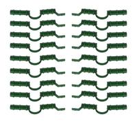 DIYEAH 20 Pinces de Serrage en Plastique pour Film de Protection Filet d'Ombrage et Bâche Fixation pour Tiges Jusqu'à 8 MM Accessoire Polyvalent pour Serrage et Abris Jardin