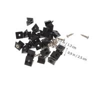 DIYEAH 200 Pièces Cales Plastique pour Meuble Supports Étagère et Fond Tiroir Renforcés Fixation pour Réparation et Maintien de Meubles Accessoires pour Réparation Étagères