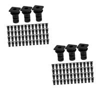 DIYEAH 200 Pièces Lot de Embouts de Câble Connecteurs de Protection la Traction Manchons Abs Résistants pour Câbles Électriques Maintien Sécurisé et Gestion Organisée des Fils