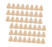DIYEAH 200 Pièces Perles Naturel Coniques avec Grand Trou Perles Espaceuses Non pour Bijoux DIY Macramé et Projets Décoratifs de Noël