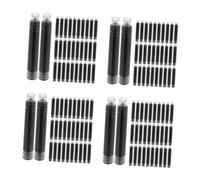 DIYEAH 200 Pièces Recharges Encre pour Stylo Plume Noir Lot Encre pour Stylo Plume Accessoires Écriture pour Usage Scolaire et Professionnel