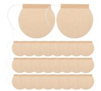 DIYEAH 200 sachets à thé non blanchis, filtres jetables à cordon | Sachets de thé ronds jetables, sachets de thé en papier à cordon, de café non blanchis pour la maison ou le bureau