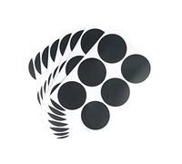 DIYEAH 20feuilles Étiquettes Pots Épices Rondes Pvc Résistantes à Eau Autocollants De Rangement Pour Bocaux De Cuisine Étiquettes Code-couleur Pour Garde-manger Jeu De Stickers Ardoise Ma