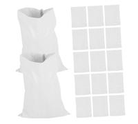 DIYEAH 20pièces Sacs à Réutilisables Polypropylène PE Barrières Les Inondations Sacs Tissés Robustes Polypropylène Tissés Vrac