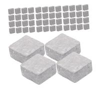 DIYEAH 210 Pièces Scale Realistic Tiny Grey Bricks for DIY Micro Landscape Garden Urban Model Accessories