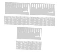 DIYEAH 21pièces Règle De Croissance Pour Garçon Fille Plastique De Pochoirs De Mesure De Hauteur Outil Éducatif Pour Suivi Amusant Du Développement Des Garçon Fille