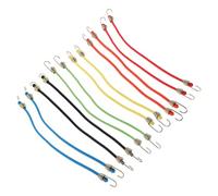 DIYEAH 24 Pièces Mini Tendeur Élastique pour Bagages avec Crochets, Corde en Latex Résistante et Portable, Transport Activités en Plein Air
