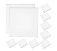 DIYEAH 24 pièces Mini Toiles Carrées Coton Lot de Toiles Vierges Tendues pour Peinture Gouache et Huile Support Solide pour Artistes et