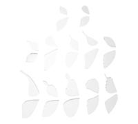 DIYEAH 24 Pièces Modèle en Plastique pour DIY, Moule à Fleurs en Velours Traçage Direct et Mise des Contours, pour Activités de Groupe et Fabrication D'ornements