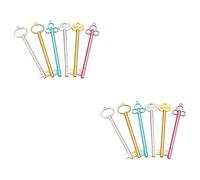 DIYEAH 24 pièces Stylos Gel Forme de Clé Vintage Fournitures de Bureau Élégantes pour Étudiants et Prise de Notes Précise