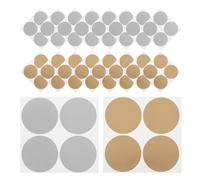 DIYEAH 240 autocollants ronds à gratter : autocollants à gratter pour jeux de cartes, messages cachés, petites entreprises et projets artistiques DIY