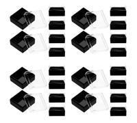 DIYEAH 24pièces Boîte De Rangement Pour Spécimens Étui De Transparent Pour Cristaux Et Objets De Collection Et Réutilisable