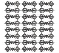 DIYEAH 25 Paires de Fermoirs Métalliques à Coudre, Agrafes Vintage, Pinces à Pull Tourbillonnantes pour Col de Châle Ou de Cardigan - Motif Nuage Rustique, Style Chinois