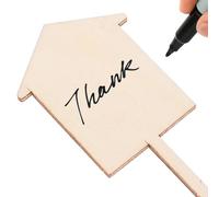 DIYEAH 25 pièces Étiquettes Bambou Durables pour Plantes Marqueurs Identification pour Jardin Étiquettes à Écrire pour Pots de Fleurs et Succulentes pour Organiser et Remercier