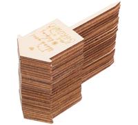 DIYEAH 25 pièces Étiquettes Bambou pour Plantes Marqueurs Bois Durables pour Succulentes Herbes et Fleurs Système Arrosage de Plantes Jardinière Cadeau Maîtresse Merci avoir Aidé à