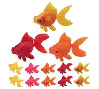 DIYEAH 25 Pièces Miniature Fish Statue Realistic Floating Plastic Goldfish Ornaments for Aquarium Decoration Home Party and Festival Landscape Multicolored Artificial Fish Toys