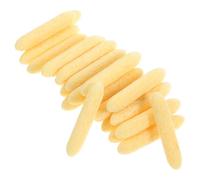 DIYEAH 25 Pièces Pointes de Stylo à Peinture Universelles, Fibre Jaune | Accessoires de Rechange Pratiques, pour Retouche et Marqueurs, Lot Compact, Usage Scolaire