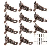 DIYEAH 25pièces Boîtes à Bijoux avec De Zinc Et Protège-Jambes pour Coffrets Cadeaux Écrins Boîtes Etc