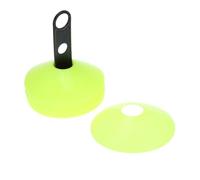 DIYEAH 26 Pièces Disques de Marquage pour Entraînement Football, | Ldpe Vert et Noir, Rack, pour Joueurs et Couloirs D'exercice en Intérieur