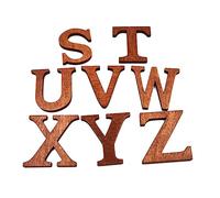 DIYEAH 26 Pièces Lettres Bois De Alphabet Anglais Bois Jeu Éducatif Pour Garçon Fille Jetons Pour Apprendre