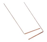 DIYEAH 2pcs Baguettes de Sourcier en Cuivre Poignée Confortable, Outils Divinatoires Portables pour Recherche Fantômes et Exploration Paranormale