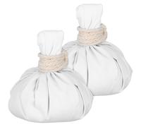 DIYEAH 2pièces Balles de Massage Thaïlandaises aux Herbes Naturelles Compresses Chauffantes Chinoises pour Soulagement Musculaire Pochettes Spa Faciles à Chauffer Style Plusieurs styles