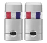 DIYEAH 2Pièces Bâtons de Peinture pour Visage Maquillage Patriotique Rouge Blanc et Bleu pour Événements Sportifs et Célébrations Festives