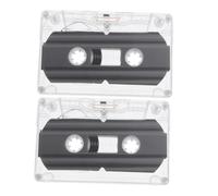 DIYEAH 2pièces Cassette Audio Vierge pour Décoration Murale Style Rustique pour DIY Et Accessoire De Décoration Lot
