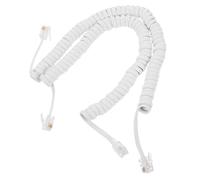 DIYEAH 2Pièces Cordon Téléphonique Spiralé Câble de Ligne Téléphonique Fixe Conception Encombrement Compatible avec Téléphones Pratique pour Usage