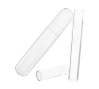 DIYEAH 2pièces Étui à Pinces à Cils Tubes Transparents De Rangement Boîte De Voyage pour Stylos Et Outils De Maquillage Organiseur De Cosmétiques Plastique