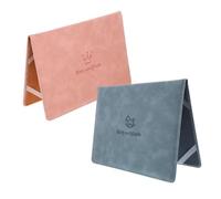 DIYEAH 2pièces Housse De Protection Pour Certificat De Naissance Étui Pratique Similicuir Pour Motifs Cartoons Couronne Vintage Cheval à Bascule