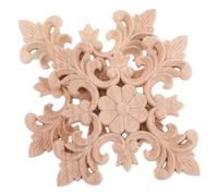 DIYEAH 2pièces Lot de Appliques Décoratives pour Meubles Appliques Sculptées Main pour Armoire Penderie Chambre