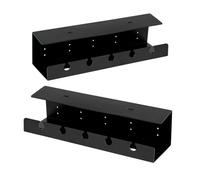 DIYEAH 2pièces Lot de Étagères De Rangement sous Bureau Organisateur De Câbles pour Multiprises Plateau De Gestion Robuste pour Bureau Et Étude
