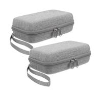 DIYEAH 2pièces Mini Étui à Maquillage pour Voyages Valise avec Poignée Trousse De Maquillage Portable pour Produits Cosmétiques Et Pinceaux