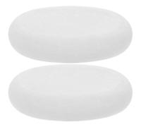 DIYEAH 2pièces Pierres de Massage Marbre Naturel Kit Chauffe Froid pour Spa et Usage Domestique Surface Lisse pour Massage Apaisant Femme et Homme