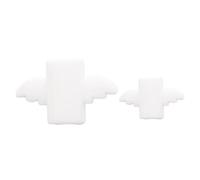 DIYEAH 2pièces Protège-câble USB Lot de Blancs Design Aile pour Prévenir la Casse et Dommages Lors Débranchement Câble Chargeur