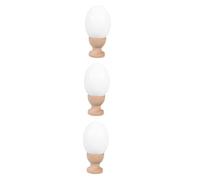 DIYEAH 3 Ensembles Base Œuf pour Modelage Argile Polymère Outil Stable pour Création Coiffures Poupée Support Pratique pour Styles DIY Adapté à Tous Types de Cheveux