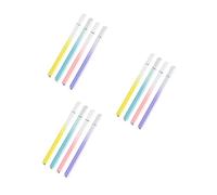 DIYEAH 3 Ensembles Style Crayon Tablette Filtrer Stylo Métal 4 Pièces * 3