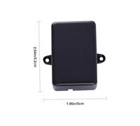 DIYEAH 3 pièces Boîte de Dérivation Étanche Noire Boîtier Plastique Robuste pour Projet Électronique Petite Boîte de Câblage et Encastrement avec Isolation Renforcée
