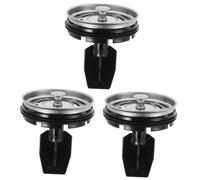 DIYEAH 3 Pièces Bouchon Évier pour Broyeur Déchets de Cuisine Étanche et Pratique Bouchon Canalisation Compacteur Poubelles Design Simple et Facile à Utiliser pour Maison Restaurant Hôtel