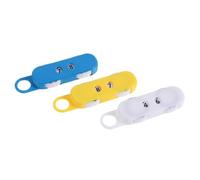 DIYEAH 3 Pièces Compteur de Tricot Manuel Réglable en Plastique Clip Sécurisé, Style Tonneau, pour Amigurumi et Tricot de Pull, Adapté aux Débutants et Experts