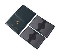 DIYEAH 3 Pièces de Cartes Vert Foncé Étui à Double Emplacements pour à Eau et Réutilisable Pratique pour Cartes Identité et Certificats