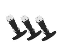 DIYEAH 3 Pièces Loquet à T Caoutchouc pour Capot de Boîte à Outils Remorque et Camping car Conçu pour Absorber les Chocs et Assurer une Sécurité Lors des Déplacements