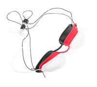 DIYEAH 3 Pièces Masque pour Yeux en Tpu Léger Bande Élastique Réglable, Lunettes de Protection Professionnelle pour Soins Peau et Thérapie en Extérieur