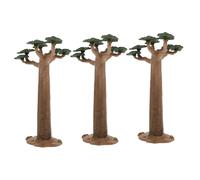 DIYEAH 3 Pièces Modèle de Miniature de Baobab Accessoires de Paysage DIY pour Décor de Scène et Jardin Miniature