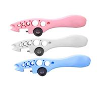 DIYEAH 3 pièces Ouvre-ampoules Infirmière avec Roue de Meulage Renforcée Outil Multifonctionnel Coupe Verre pour Usage Médical et Domestique Rose Bleu Blanc