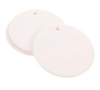 DIYEAH 3 pièces Pendentifs Céramiques DIY Ronds pour Décoration Suspendue Festive Matériaux Durables pour Travaux Manuels et Création Artistique Garçon Fille et Adultes