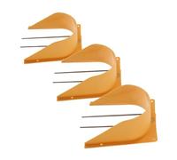 DIYEAH 3 Pièces Porte pour Oiseau en Abs et Acier Inoxydable Style Européen, Installation Facile Design Pratique pour Cage à Pigeon, pour Amateurs de Courses