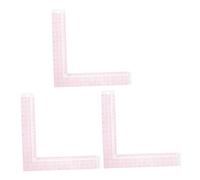 DIYEAH 3 Pièces Set de Règles Plastique Transparent pour Mesurer et Créer des Patrons Outil de Couture pour Projets de Mode et Artisanat Vêtements